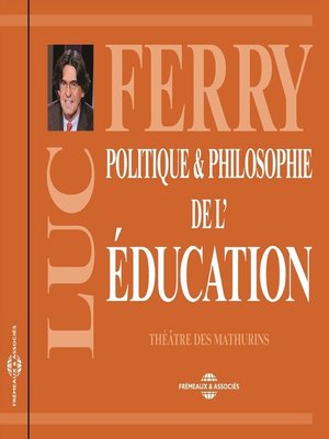 cover image of Politique et philosophie de l'éducation